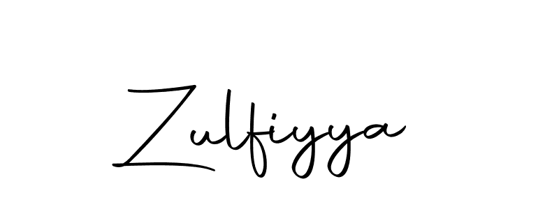 How to make Zulfiyya signature? Autography-DOLnW is a professional autograph style. Create handwritten signature for Zulfiyya name. Zulfiyya signature style 10 images and pictures png