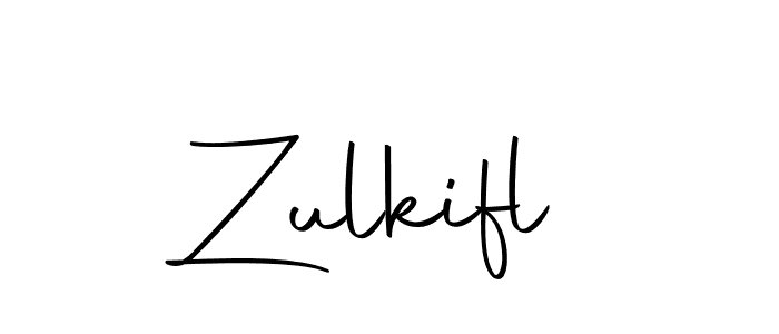 Design your own signature with our free online signature maker. With this signature software, you can create a handwritten (Autography-DOLnW) signature for name Zulkifl. Zulkifl signature style 10 images and pictures png