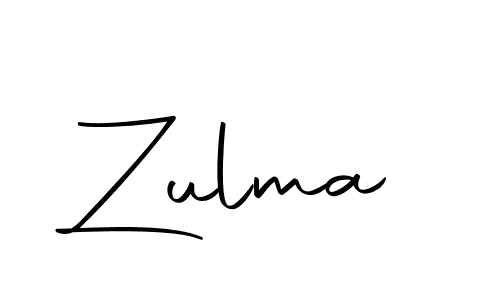 Create a beautiful signature design for name Zulma. With this signature (Autography-DOLnW) fonts, you can make a handwritten signature for free. Zulma signature style 10 images and pictures png