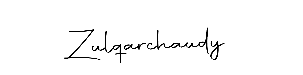 How to make Zulqarchaudy name signature. Use Autography-DOLnW style for creating short signs online. This is the latest handwritten sign. Zulqarchaudy signature style 10 images and pictures png
