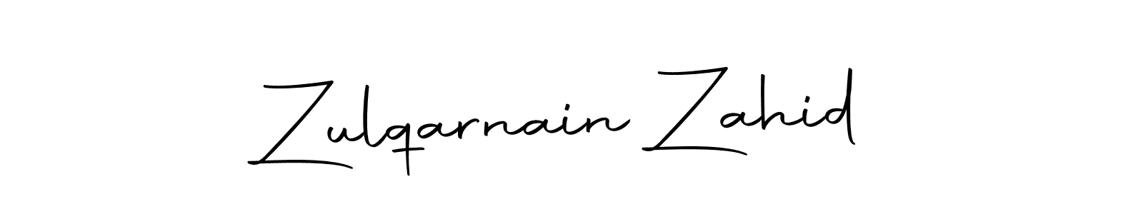 Use a signature maker to create a handwritten signature online. With this signature software, you can design (Autography-DOLnW) your own signature for name Zulqarnain Zahid. Zulqarnain Zahid signature style 10 images and pictures png