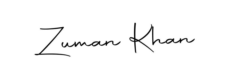 It looks lik you need a new signature style for name Zuman Khan. Design unique handwritten (Autography-DOLnW) signature with our free signature maker in just a few clicks. Zuman Khan signature style 10 images and pictures png