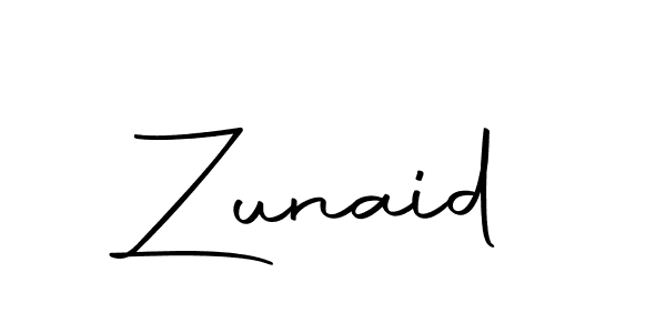 How to make Zunaid signature? Autography-DOLnW is a professional autograph style. Create handwritten signature for Zunaid name. Zunaid signature style 10 images and pictures png