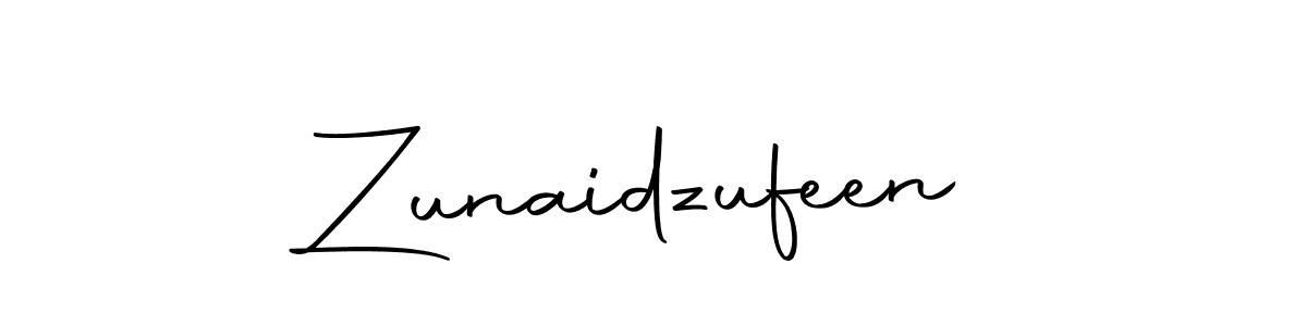 Design your own signature with our free online signature maker. With this signature software, you can create a handwritten (Autography-DOLnW) signature for name Zunaidzufeen. Zunaidzufeen signature style 10 images and pictures png
