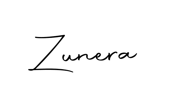 Zunera stylish signature style. Best Handwritten Sign (Autography-DOLnW) for my name. Handwritten Signature Collection Ideas for my name Zunera. Zunera signature style 10 images and pictures png