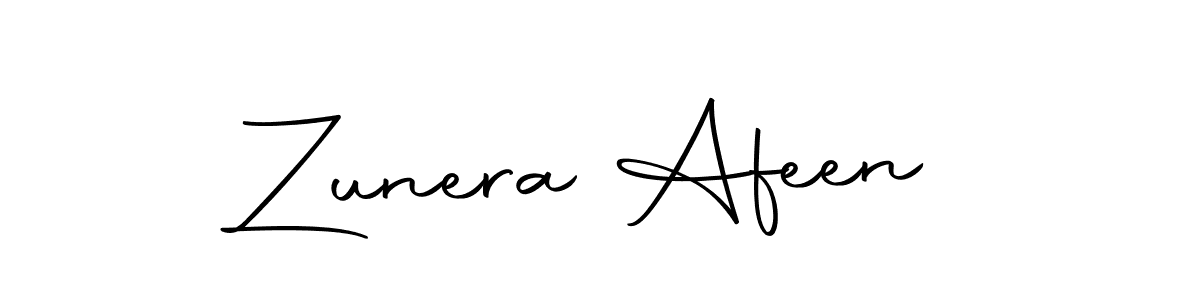 Make a beautiful signature design for name Zunera Afeen. Use this online signature maker to create a handwritten signature for free. Zunera Afeen signature style 10 images and pictures png