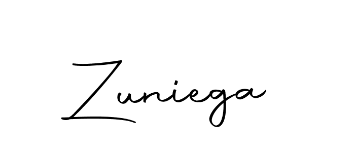 Design your own signature with our free online signature maker. With this signature software, you can create a handwritten (Autography-DOLnW) signature for name Zuniega. Zuniega signature style 10 images and pictures png