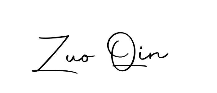 How to make Zuo Qin name signature. Use Autography-DOLnW style for creating short signs online. This is the latest handwritten sign. Zuo Qin signature style 10 images and pictures png