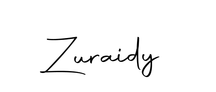 Design your own signature with our free online signature maker. With this signature software, you can create a handwritten (Autography-DOLnW) signature for name Zuraidy. Zuraidy signature style 10 images and pictures png
