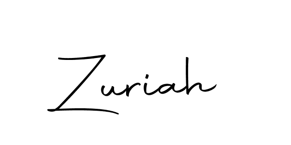 Make a beautiful signature design for name Zuriah. With this signature (Autography-DOLnW) style, you can create a handwritten signature for free. Zuriah signature style 10 images and pictures png