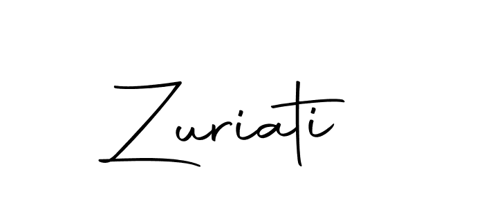 if you are searching for the best signature style for your name Zuriati. so please give up your signature search. here we have designed multiple signature styles  using Autography-DOLnW. Zuriati signature style 10 images and pictures png