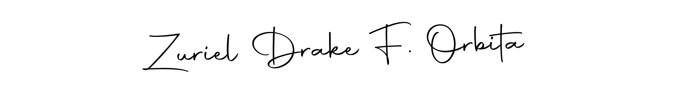 Check out images of Autograph of Zuriel Drake F. Orbita name. Actor Zuriel Drake F. Orbita Signature Style. Autography-DOLnW is a professional sign style online. Zuriel Drake F. Orbita signature style 10 images and pictures png