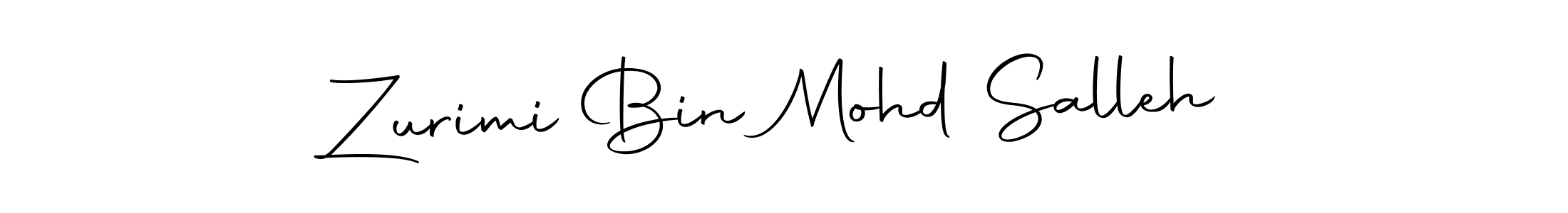 Autography-DOLnW is a professional signature style that is perfect for those who want to add a touch of class to their signature. It is also a great choice for those who want to make their signature more unique. Get Zurimi Bin Mohd Salleh name to fancy signature for free. Zurimi Bin Mohd Salleh signature style 10 images and pictures png