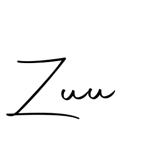 Zuu stylish signature style. Best Handwritten Sign (Autography-DOLnW) for my name. Handwritten Signature Collection Ideas for my name Zuu. Zuu signature style 10 images and pictures png