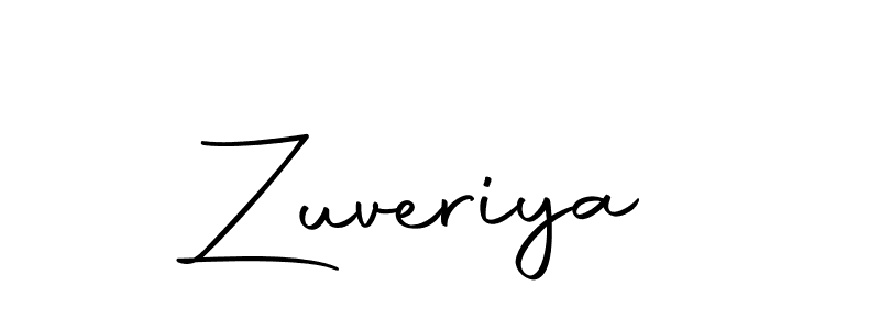 Use a signature maker to create a handwritten signature online. With this signature software, you can design (Autography-DOLnW) your own signature for name Zuveriya. Zuveriya signature style 10 images and pictures png