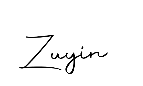 Create a beautiful signature design for name Zuyin. With this signature (Autography-DOLnW) fonts, you can make a handwritten signature for free. Zuyin signature style 10 images and pictures png