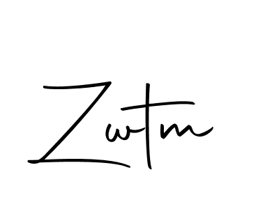 Create a beautiful signature design for name Zwtm. With this signature (Autography-DOLnW) fonts, you can make a handwritten signature for free. Zwtm signature style 10 images and pictures png