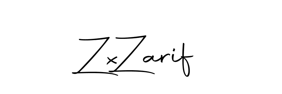 Also we have Zx  Zarif name is the best signature style. Create professional handwritten signature collection using Autography-DOLnW autograph style. Zx  Zarif signature style 10 images and pictures png