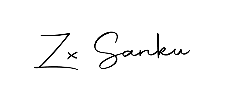 The best way (Autography-DOLnW) to make a short signature is to pick only two or three words in your name. The name Zx Sanku include a total of six letters. For converting this name. Zx Sanku signature style 10 images and pictures png