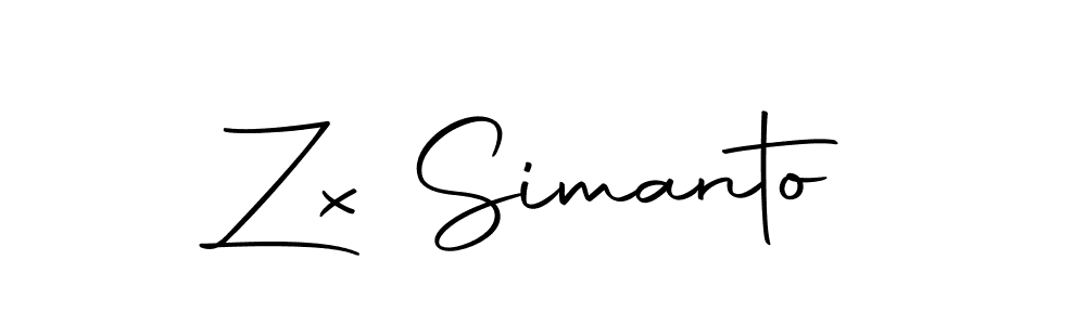 It looks lik you need a new signature style for name Zx Simanto. Design unique handwritten (Autography-DOLnW) signature with our free signature maker in just a few clicks. Zx Simanto signature style 10 images and pictures png