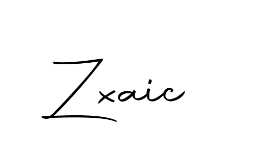 Zxaic stylish signature style. Best Handwritten Sign (Autography-DOLnW) for my name. Handwritten Signature Collection Ideas for my name Zxaic. Zxaic signature style 10 images and pictures png