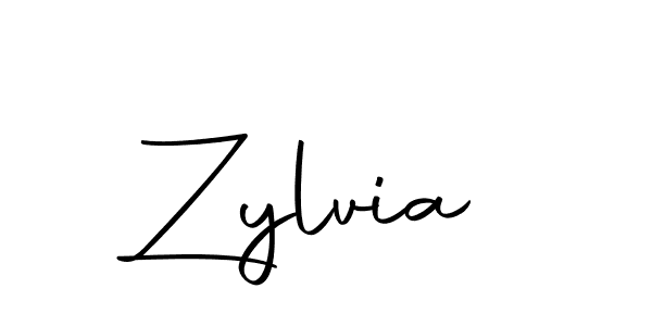 Design your own signature with our free online signature maker. With this signature software, you can create a handwritten (Autography-DOLnW) signature for name Zylvia. Zylvia signature style 10 images and pictures png