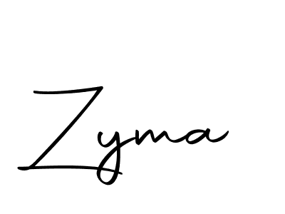 Make a beautiful signature design for name Zyma. With this signature (Autography-DOLnW) style, you can create a handwritten signature for free. Zyma signature style 10 images and pictures png