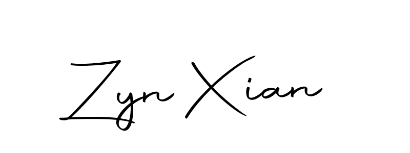 Make a beautiful signature design for name Zyn Xian. Use this online signature maker to create a handwritten signature for free. Zyn Xian signature style 10 images and pictures png