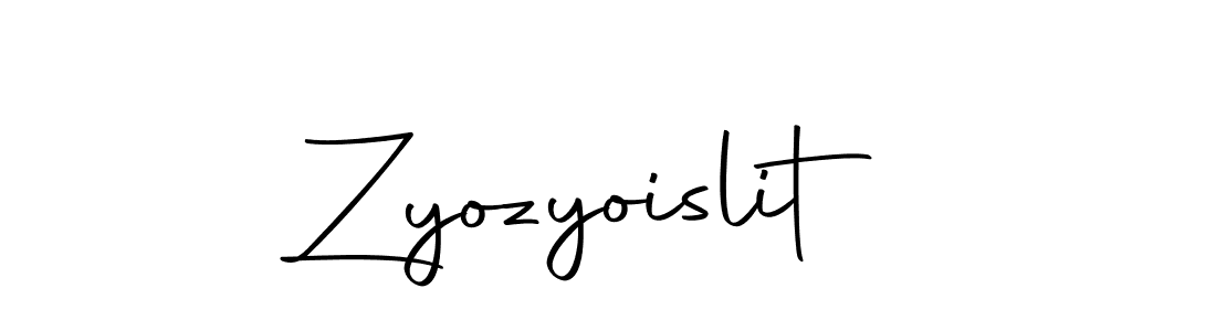 Make a beautiful signature design for name Zyozyoislit. With this signature (Autography-DOLnW) style, you can create a handwritten signature for free. Zyozyoislit signature style 10 images and pictures png