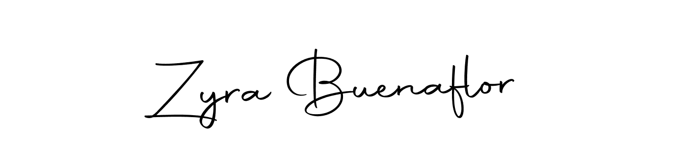 Create a beautiful signature design for name Zyra Buenaflor. With this signature (Autography-DOLnW) fonts, you can make a handwritten signature for free. Zyra Buenaflor signature style 10 images and pictures png