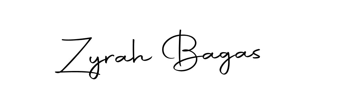 How to make Zyrah Bagas signature? Autography-DOLnW is a professional autograph style. Create handwritten signature for Zyrah Bagas name. Zyrah Bagas signature style 10 images and pictures png