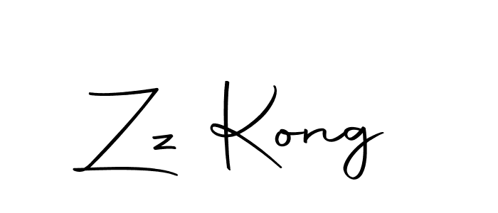 Use a signature maker to create a handwritten signature online. With this signature software, you can design (Autography-DOLnW) your own signature for name Zz Kong. Zz Kong signature style 10 images and pictures png