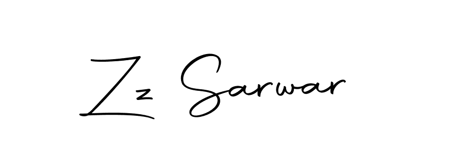 Make a beautiful signature design for name Zz Sarwar. With this signature (Autography-DOLnW) style, you can create a handwritten signature for free. Zz Sarwar signature style 10 images and pictures png