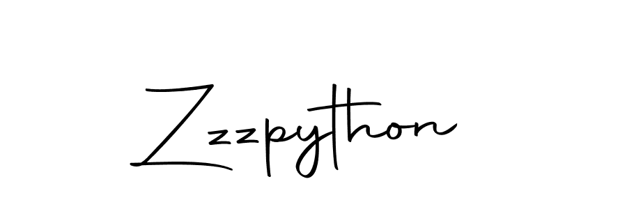Use a signature maker to create a handwritten signature online. With this signature software, you can design (Autography-DOLnW) your own signature for name Zzzpython. Zzzpython signature style 10 images and pictures png