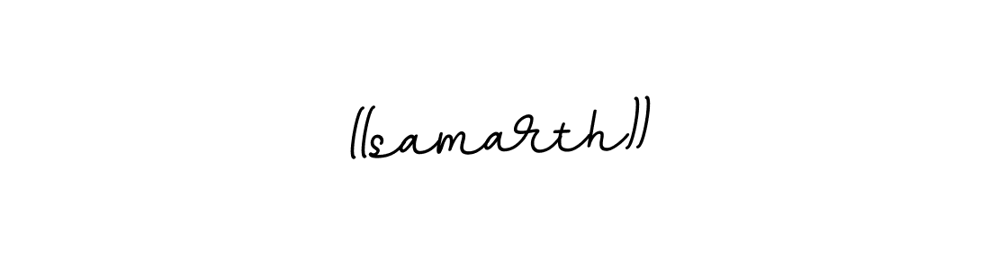 Also we have ((samarth)) name is the best signature style. Create professional handwritten signature collection using BallpointsItalic-DORy9 autograph style. ((samarth)) signature style 11 images and pictures png