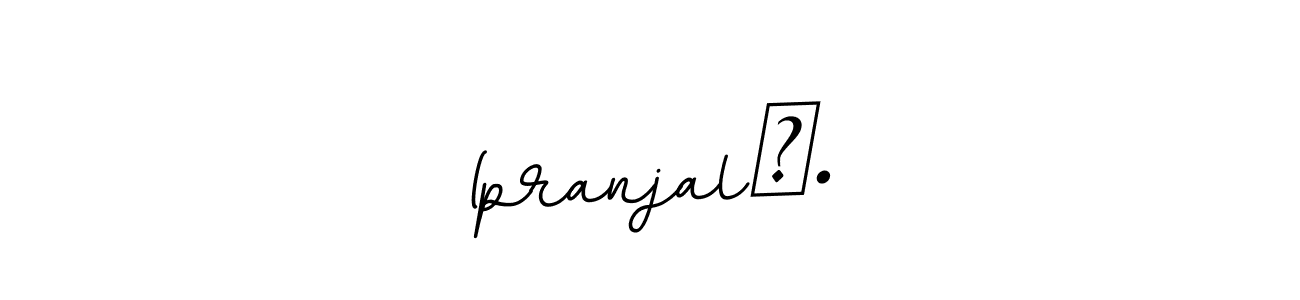 Design your own signature with our free online signature maker. With this signature software, you can create a handwritten (BallpointsItalic-DORy9) signature for name (pranjal°•. (pranjal°• signature style 11 images and pictures png