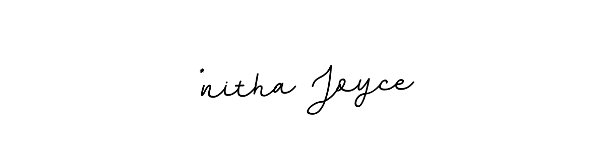 *nitha Joyce stylish signature style. Best Handwritten Sign (BallpointsItalic-DORy9) for my name. Handwritten Signature Collection Ideas for my name *nitha Joyce. *nitha Joyce signature style 11 images and pictures png