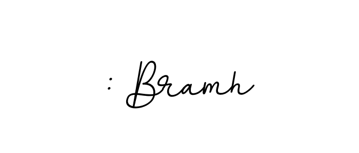 Check out images of Autograph of : Bramh name. Actor : Bramh Signature Style. BallpointsItalic-DORy9 is a professional sign style online. : Bramh signature style 11 images and pictures png