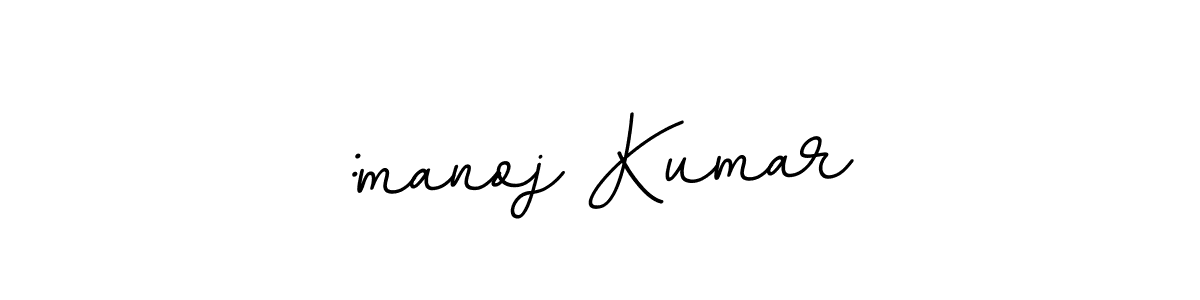 Use a signature maker to create a handwritten signature online. With this signature software, you can design (BallpointsItalic-DORy9) your own signature for name :manoj Kumar. :manoj Kumar signature style 11 images and pictures png
