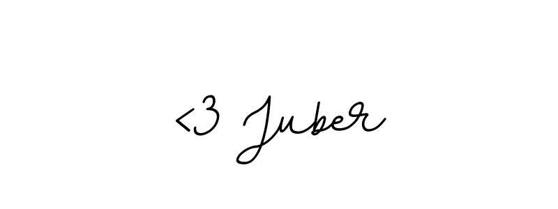 <3 Juber stylish signature style. Best Handwritten Sign (BallpointsItalic-DORy9) for my name. Handwritten Signature Collection Ideas for my name <3 Juber. <3 Juber signature style 11 images and pictures png