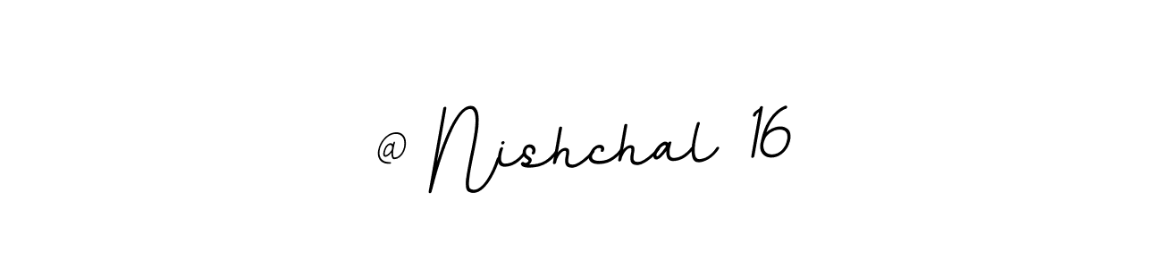 Make a beautiful signature design for name @ Nishchal 16. Use this online signature maker to create a handwritten signature for free. @ Nishchal 16 signature style 11 images and pictures png