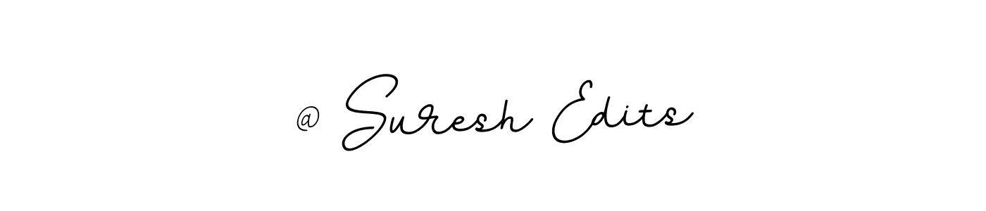 How to make @ Suresh Edits signature? BallpointsItalic-DORy9 is a professional autograph style. Create handwritten signature for @ Suresh Edits name. @ Suresh Edits signature style 11 images and pictures png