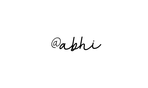 Make a beautiful signature design for name @abhi. With this signature (BallpointsItalic-DORy9) style, you can create a handwritten signature for free. @abhi signature style 11 images and pictures png