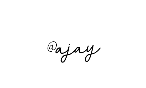 Make a beautiful signature design for name @ajay. With this signature (BallpointsItalic-DORy9) style, you can create a handwritten signature for free. @ajay signature style 11 images and pictures png