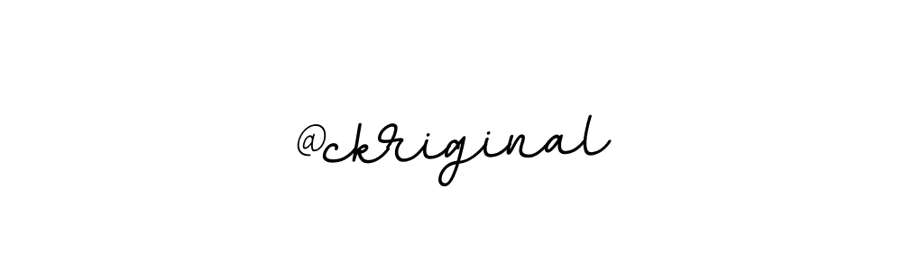 How to make @ckriginal signature? BallpointsItalic-DORy9 is a professional autograph style. Create handwritten signature for @ckriginal name. @ckriginal signature style 11 images and pictures png