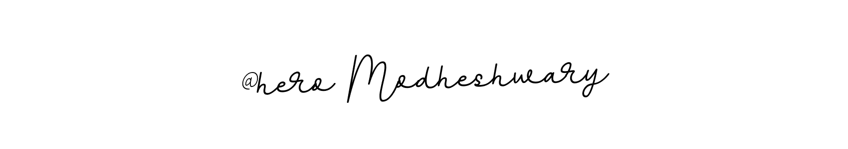 @hero Modheshwary stylish signature style. Best Handwritten Sign (BallpointsItalic-DORy9) for my name. Handwritten Signature Collection Ideas for my name @hero Modheshwary. @hero Modheshwary signature style 11 images and pictures png