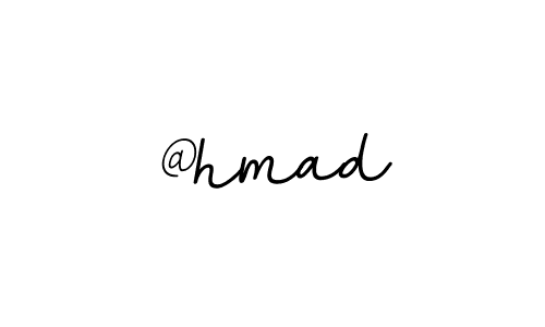 Make a beautiful signature design for name @hmad. With this signature (BallpointsItalic-DORy9) style, you can create a handwritten signature for free. @hmad signature style 11 images and pictures png