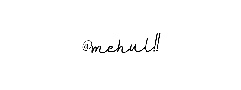 Create a beautiful signature design for name @mehul!!. With this signature (BallpointsItalic-DORy9) fonts, you can make a handwritten signature for free. @mehul!! signature style 11 images and pictures png