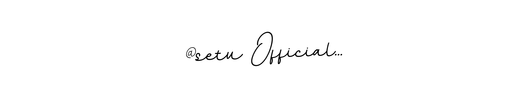 The best way (BallpointsItalic-DORy9) to make a short signature is to pick only two or three words in your name. The name @setu Official... include a total of six letters. For converting this name. @setu Official... signature style 11 images and pictures png