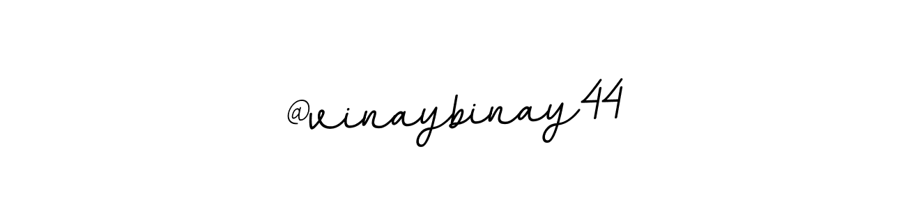 Use a signature maker to create a handwritten signature online. With this signature software, you can design (BallpointsItalic-DORy9) your own signature for name @vinaybinay44. @vinaybinay44 signature style 11 images and pictures png